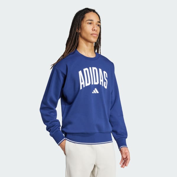 Bleu Sweat-shirt Collegiate