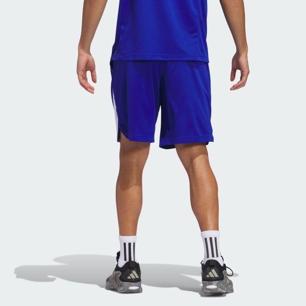 Blue Legends 3-Stripes Basketball Shorts
