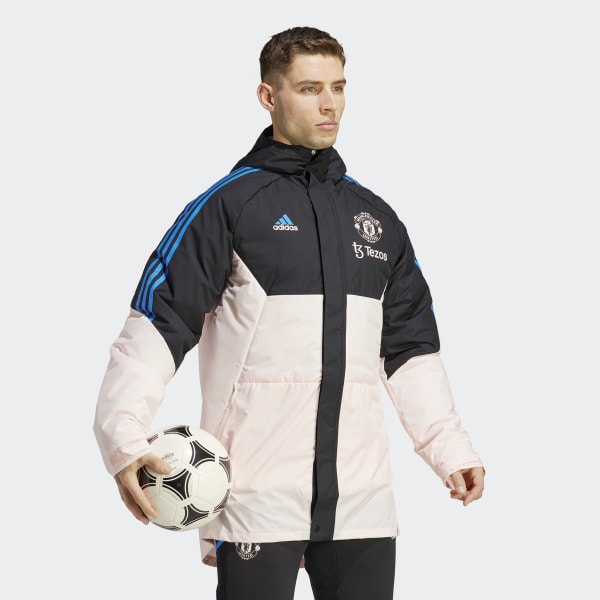Svart Manchester United Condivo 22 Stadium Parka