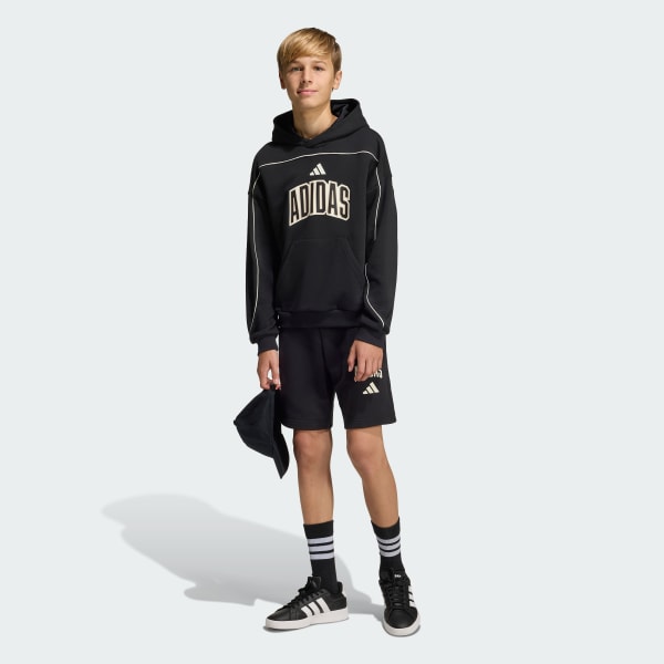 Preto SHORTS SEASONALS COLLEGIATE TYPOGRAPHY