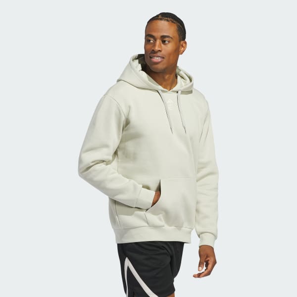 Beige Sudadera con Gorro Hoops Graphic Hoodie