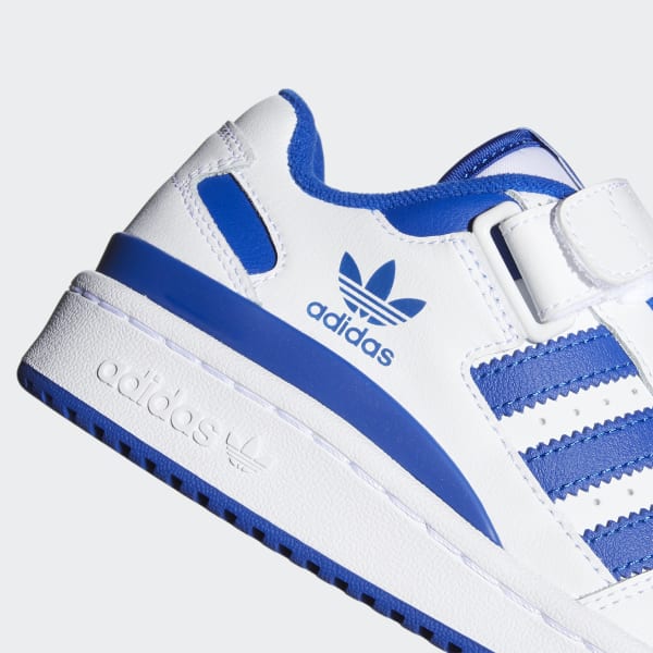 Adidas forum top lo blauw
