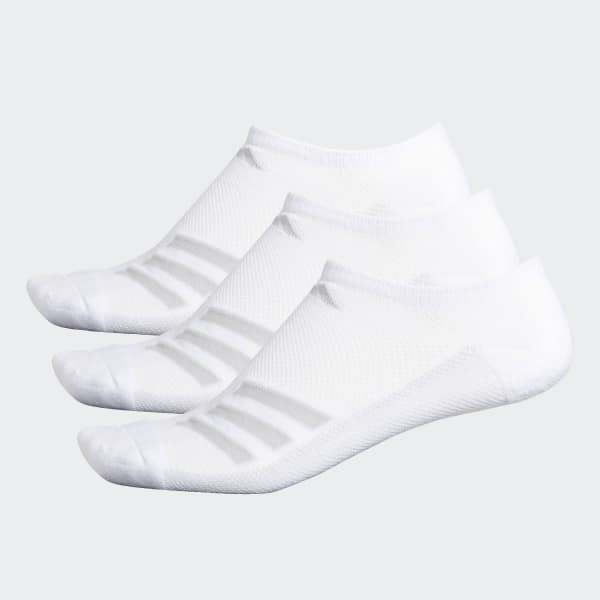 adidas Climacool Superlite Stripe No-Show Socks 3 Pairs - White | adidas US