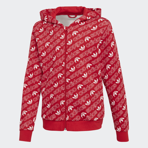 sweat shirt adidas rouge