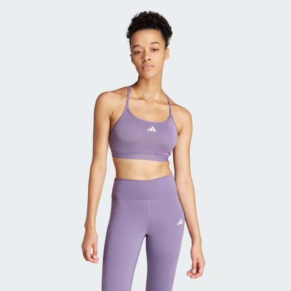 Violeta Top Deportivo de Entrenamiento Aeroreact Soporte Ligero