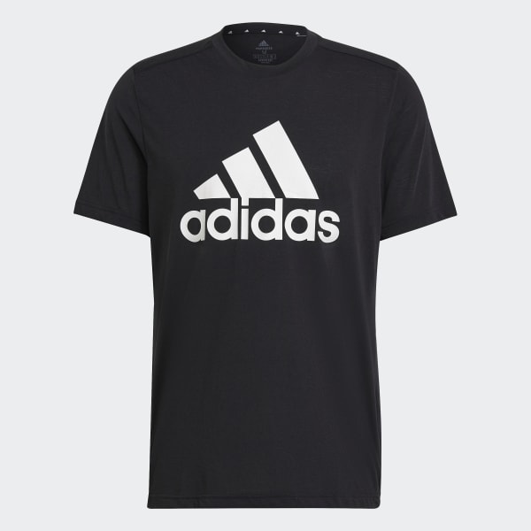 Negro Polera AEROREADY Designed 2 Move Feelready Sport Logo