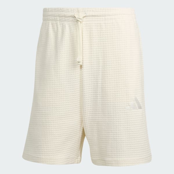 White ALL SZN Waffle Knit 7-inch Shorts