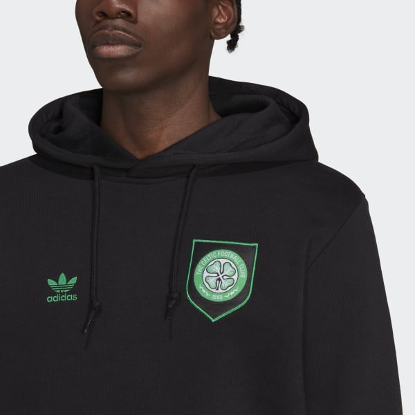 Czerń Celtic FC Essentials Trefoil Hoodie