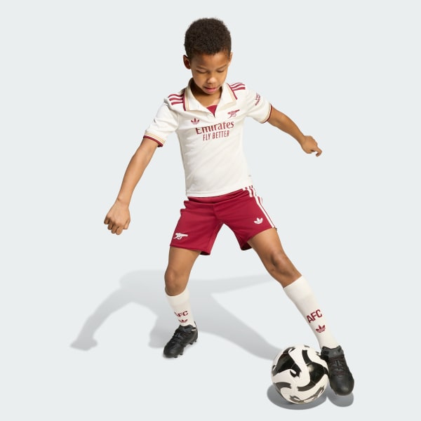 Blanco Miniconjunto tercera equipación Arsenal 25/26