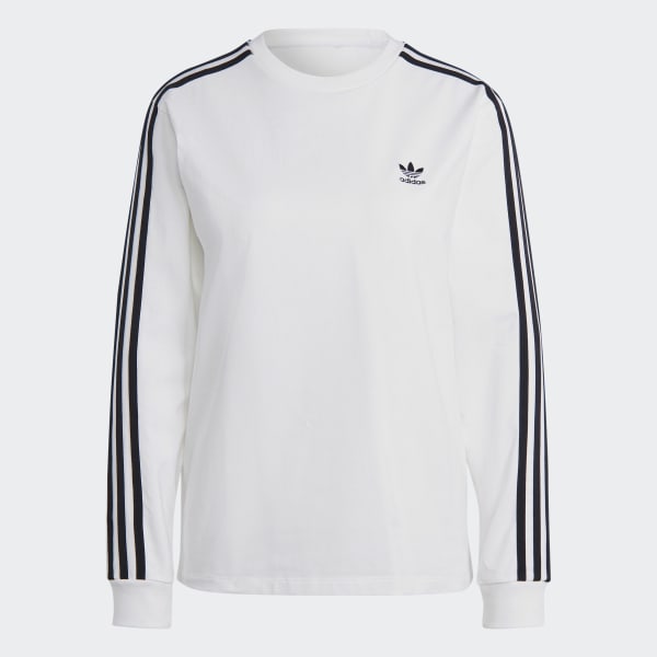 Bianco Maglia adicolor Classics Long Sleeve