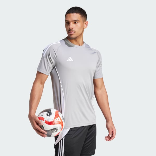 adidas Tiro 24 Jersey - Grey | Free Delivery | adidas UK