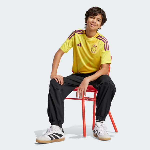 Geel België 25 (Vrouwenelftal) Uitshirt Kids