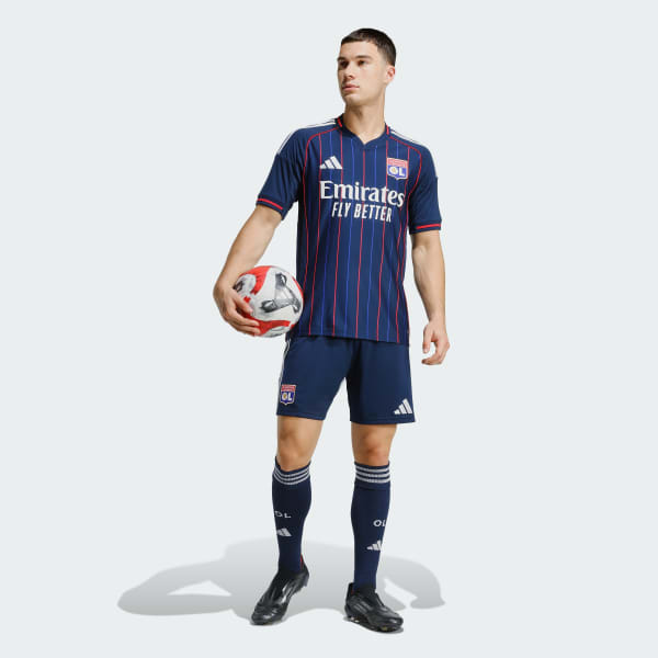 Blau Olympique Lyon 25/26 Auswärtstrikot