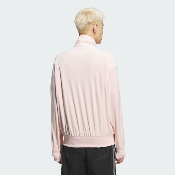 ピンク FB TT ベロア トラックトップ（ジャージ）