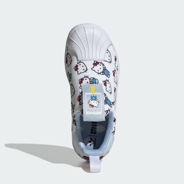Blanco Zapatillas Superstar 360 Hello Kitty Niños
