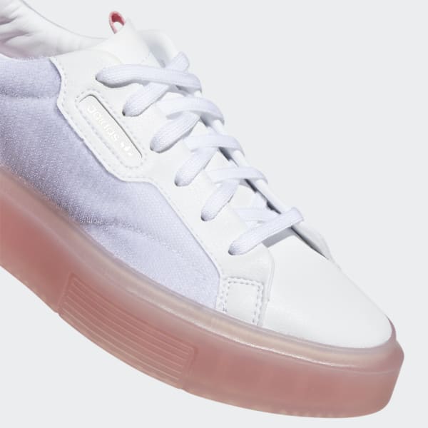 White adidas Sleek Super Shoes KYI99