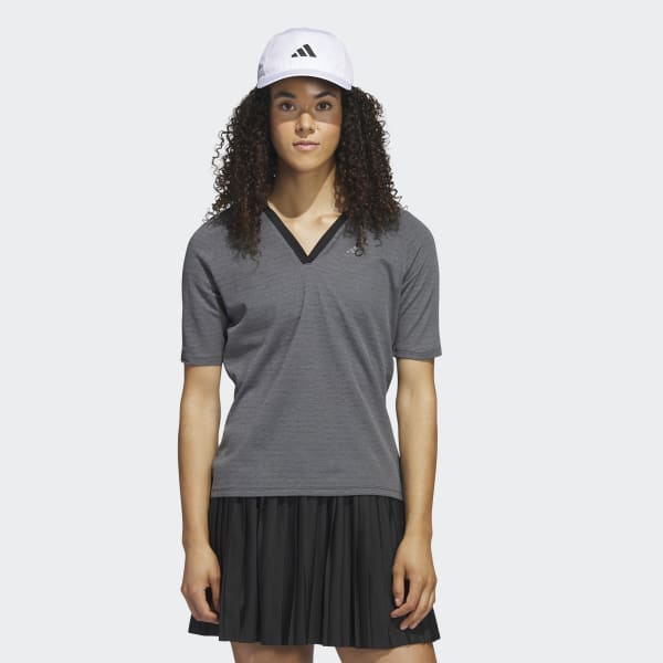 noir Polo de golf opaque à demi-manches Ultimate365 Tour