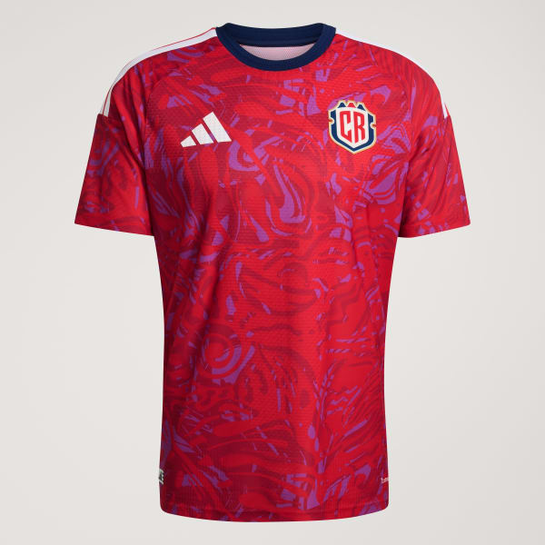 rica adidas Costa Rica 26 Home Authentic Jersey - Red | Free Shipping