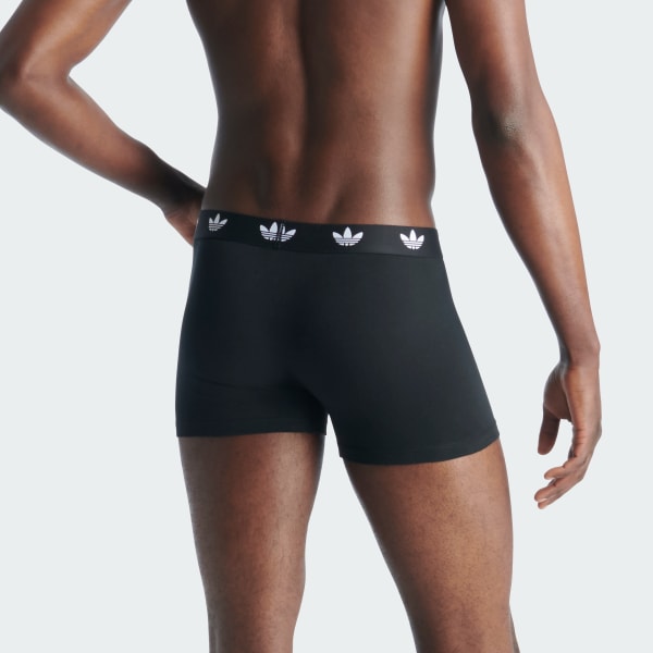 Schwarz Comfort Flex Cotton Boxershorts, 3er-Pack – Unterwäsche
