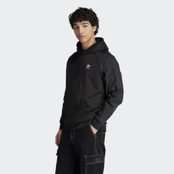 adidas Adicolor Re Pro SST Material Mix Hoodie Black adidas Thailand