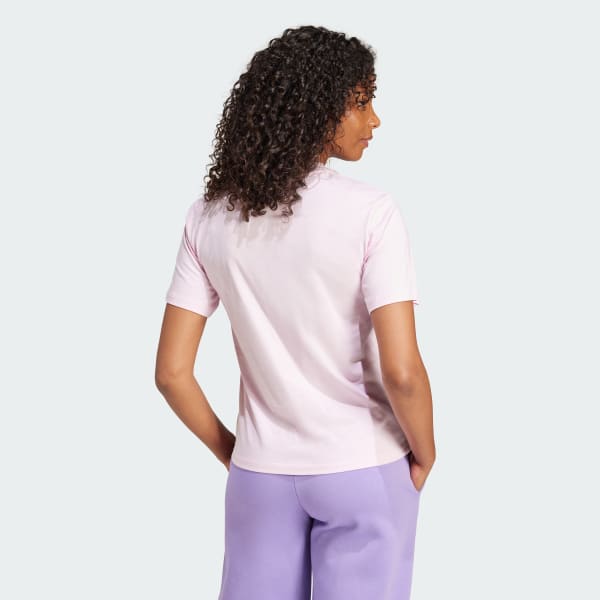 Pink Essentials Small Logo Cotton Tee