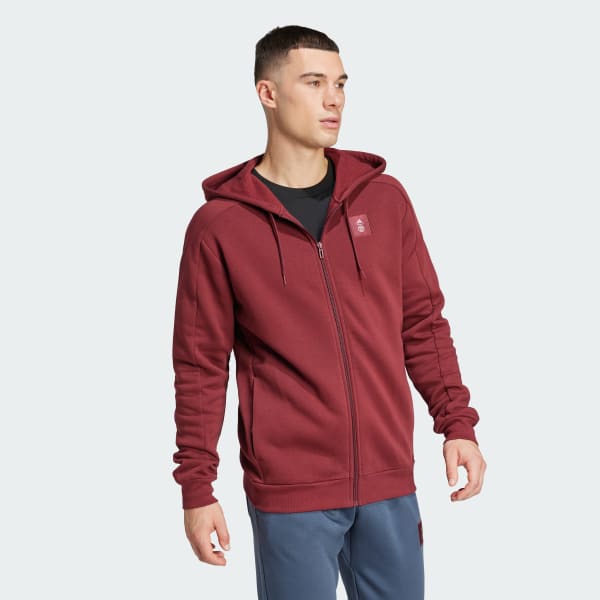 Bordeaux Veste à capuche entièrement zippée Manchester United Seasonal