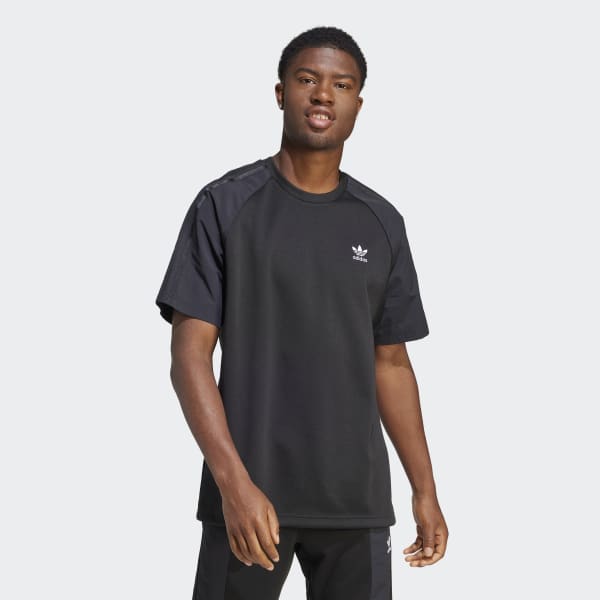 adidas Adicolor Re Pro SST Material Mix Tee Black adidas