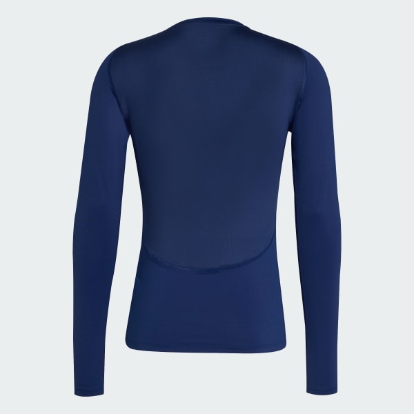 Bleu T-shirt à manches longues Techfit AEROREADY