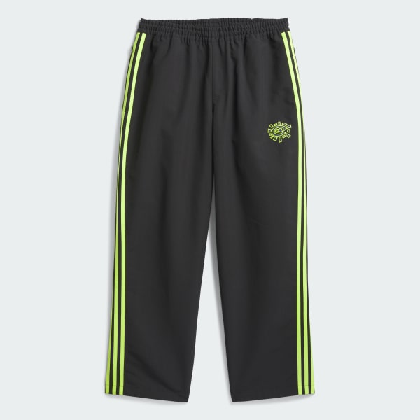 Adidas Black & White 3 Stripe Track Pants - Ragstock.com