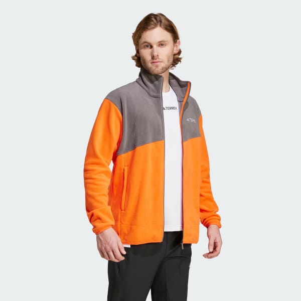 Orange Terrex Multi Full-Zip Fleece Jacket