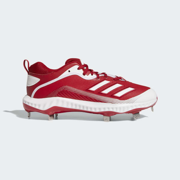 red adidas baseball cleats