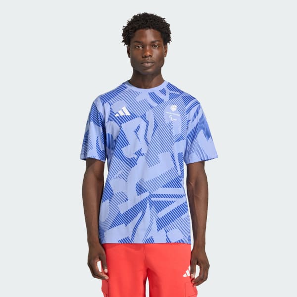 Blue ParalympicsGB MULTI PRINTED T-SHIRT MEN