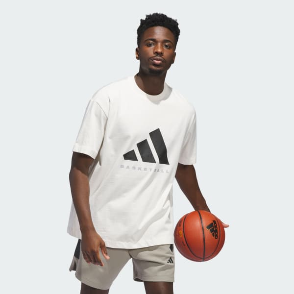bílá Tričko adidas Basketball (unisex)