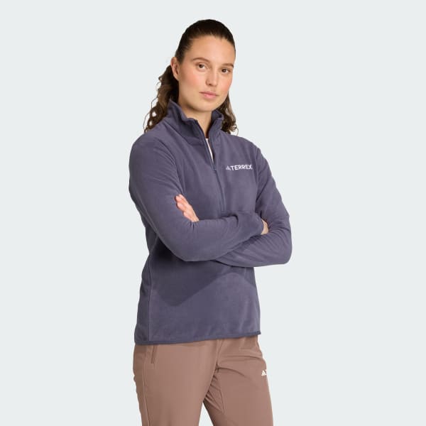 Azul Casaca Multi Essentials 1/2 Zip Felpa