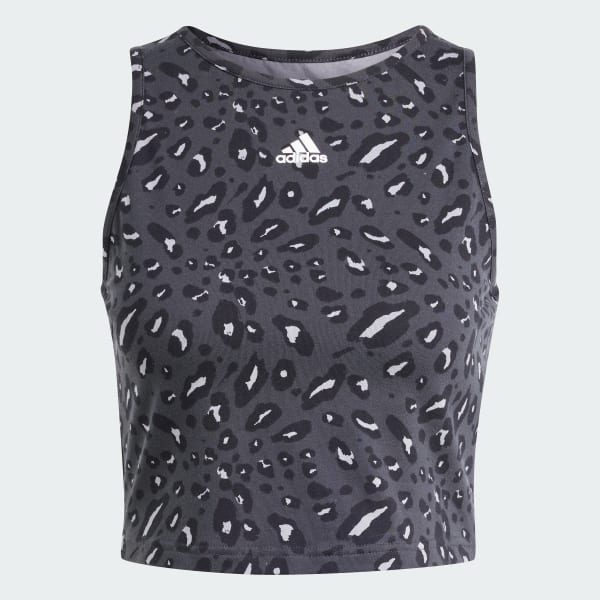 Gris Top Essentials Animal-Print