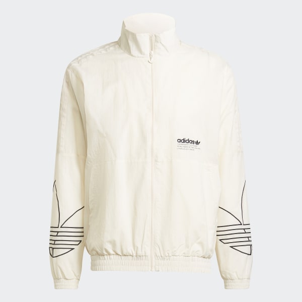 Beige Graphics Tricolor Track Top JER18