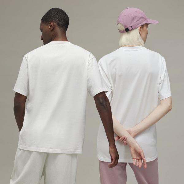Tシャツ・カットソー Y-3 FW25 Logo print T-shirt (JD9829 WHITE) adidas Y-3 Regular Short Sleeve Tee - White | Free Shipping