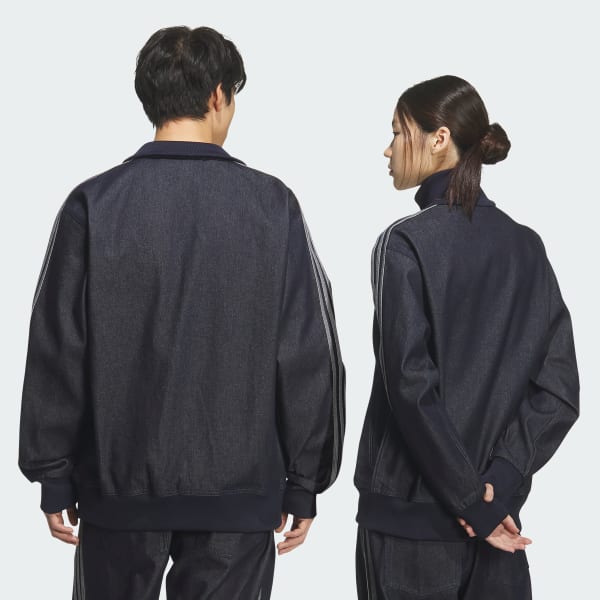 ブルー デニム ファイヤーバード トラックトップ