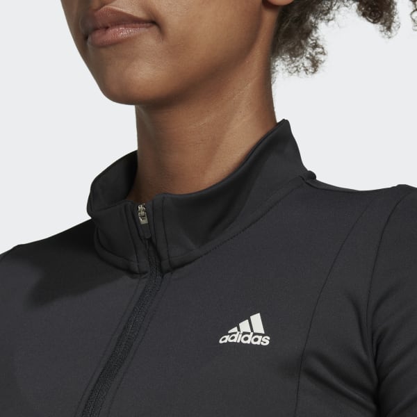 cerná Mikina Hyperglam Training 1/4-Zip Long Sleeve BVR33