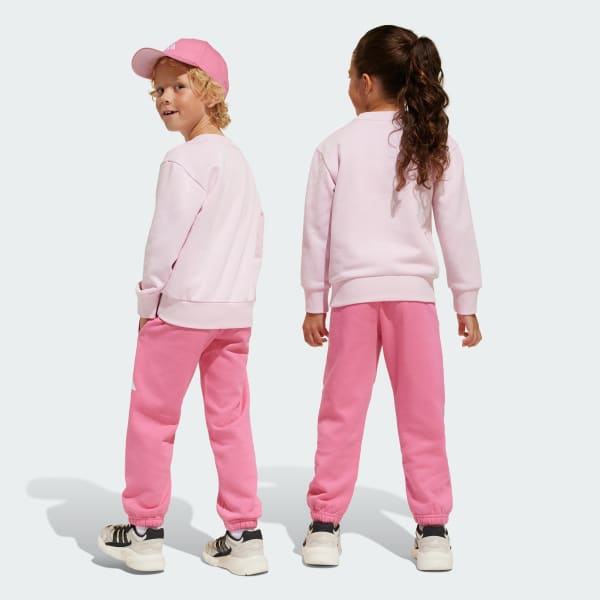 Pink Essentials Joggers Set Kids