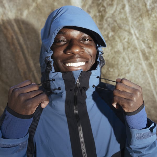 adidas TERREX Techrock RAIN.RDY Anorak - Black | Men's Hiking | adidas US