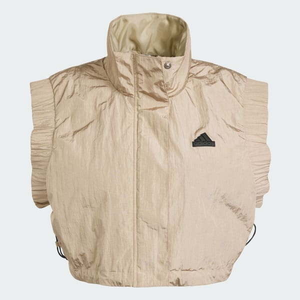 Verde Giacca senza maniche City Escape Crop