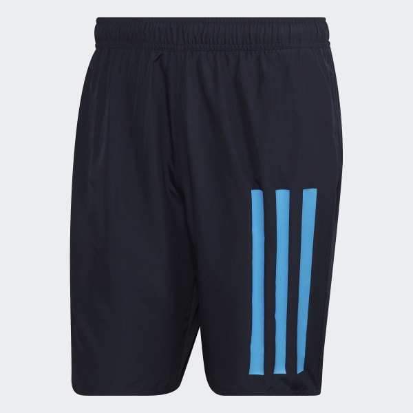 Blu Short da nuoto Classic Length 3-Stripes CC172