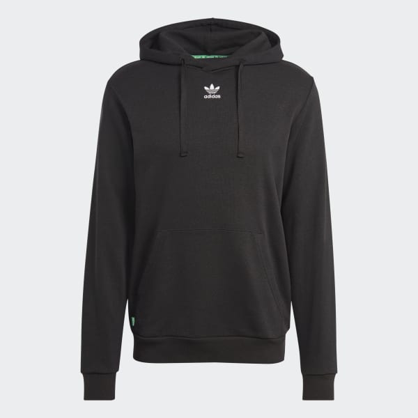 Polera con capucha negra online