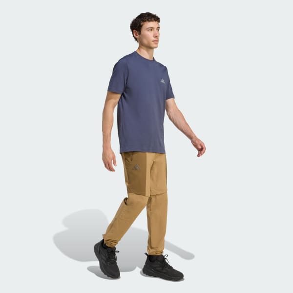 สีน้ำเงิน เสื้อยืดพิมพ์ลายกราฟิก TERREX CAMPING GEAR