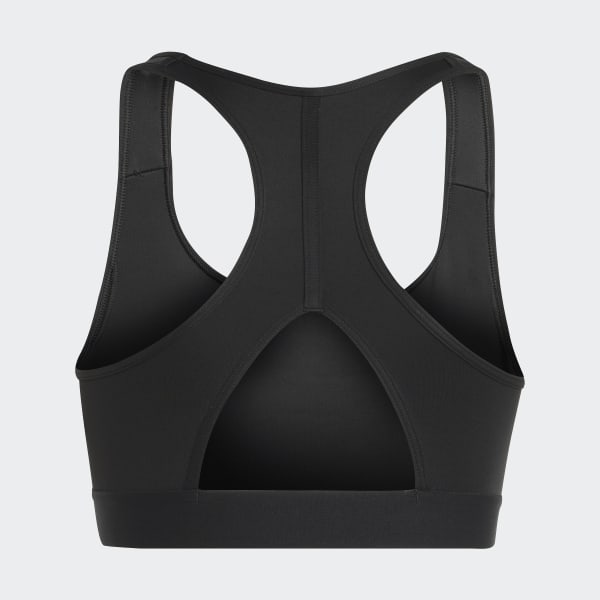 Black Sports Club Medium-Support Bra