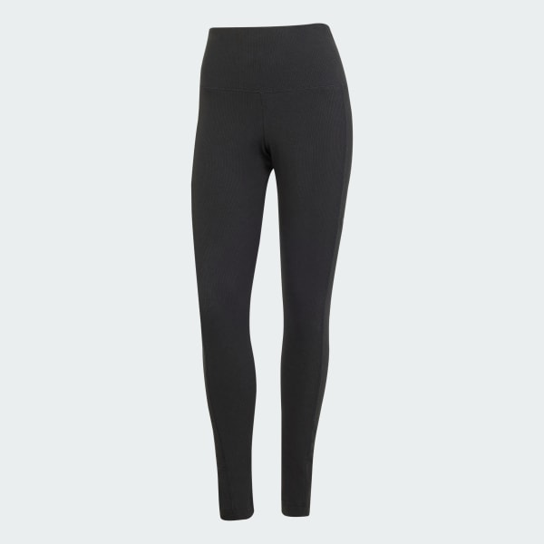 Siyah ALL SZN Rib High-Waist 7/8 Tayt