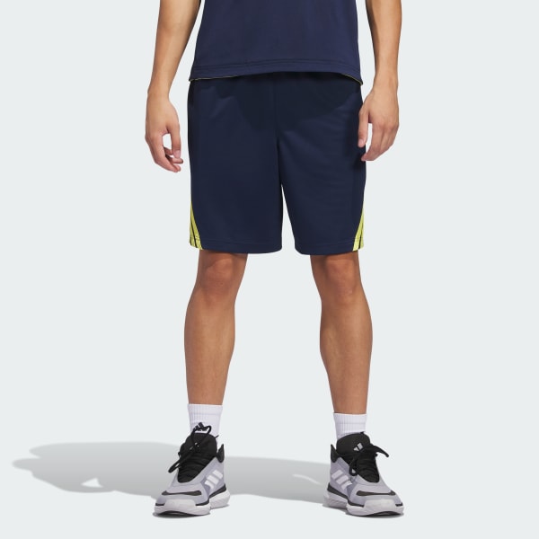 Grey Legends 3-Stripes Basketball Shorts