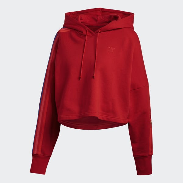 adicolor cropped hoodie