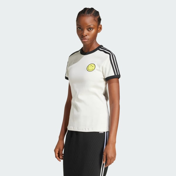 White Smiley Cali Tee